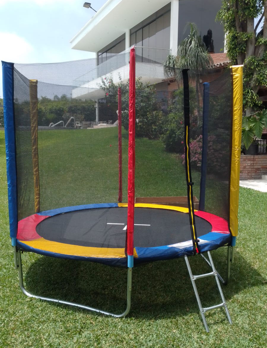 Trampolín de 2.40m MULTICOLOR