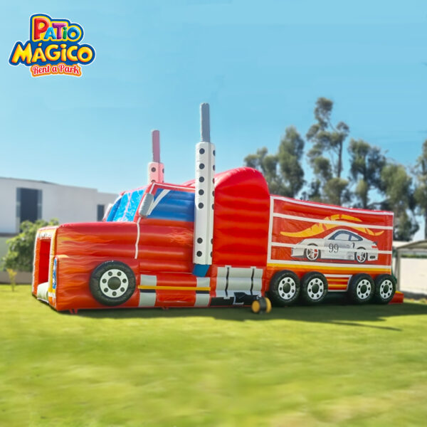 Inflable Camión en Llamas